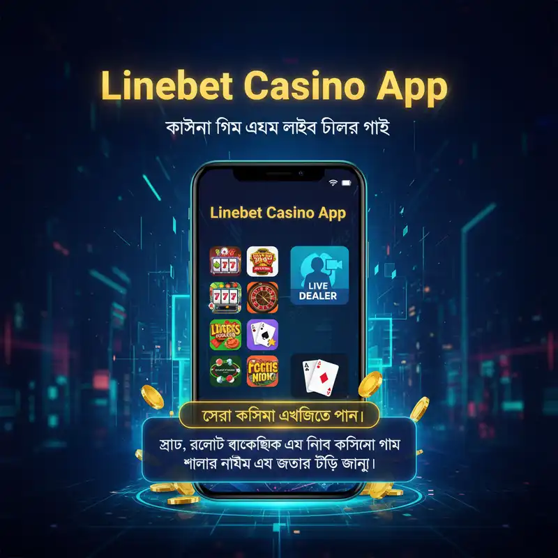 Linebet Casino App ক্যাসিনো গেম ব্যানার